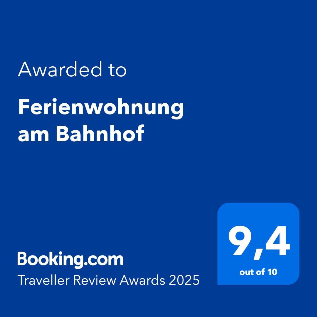 Ferienwohnung Am Bahnhof Bernburg Eksteriør billede